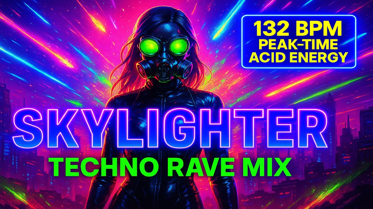 Skylighter (Techno Rave Mix) 🔥 KD BZH | 132 BPM Peak-Time Acid Energy