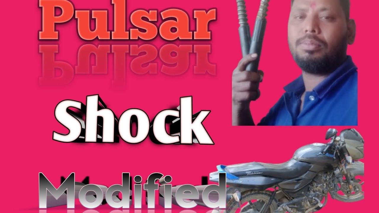 Ho to install pulsar back shocks modified 