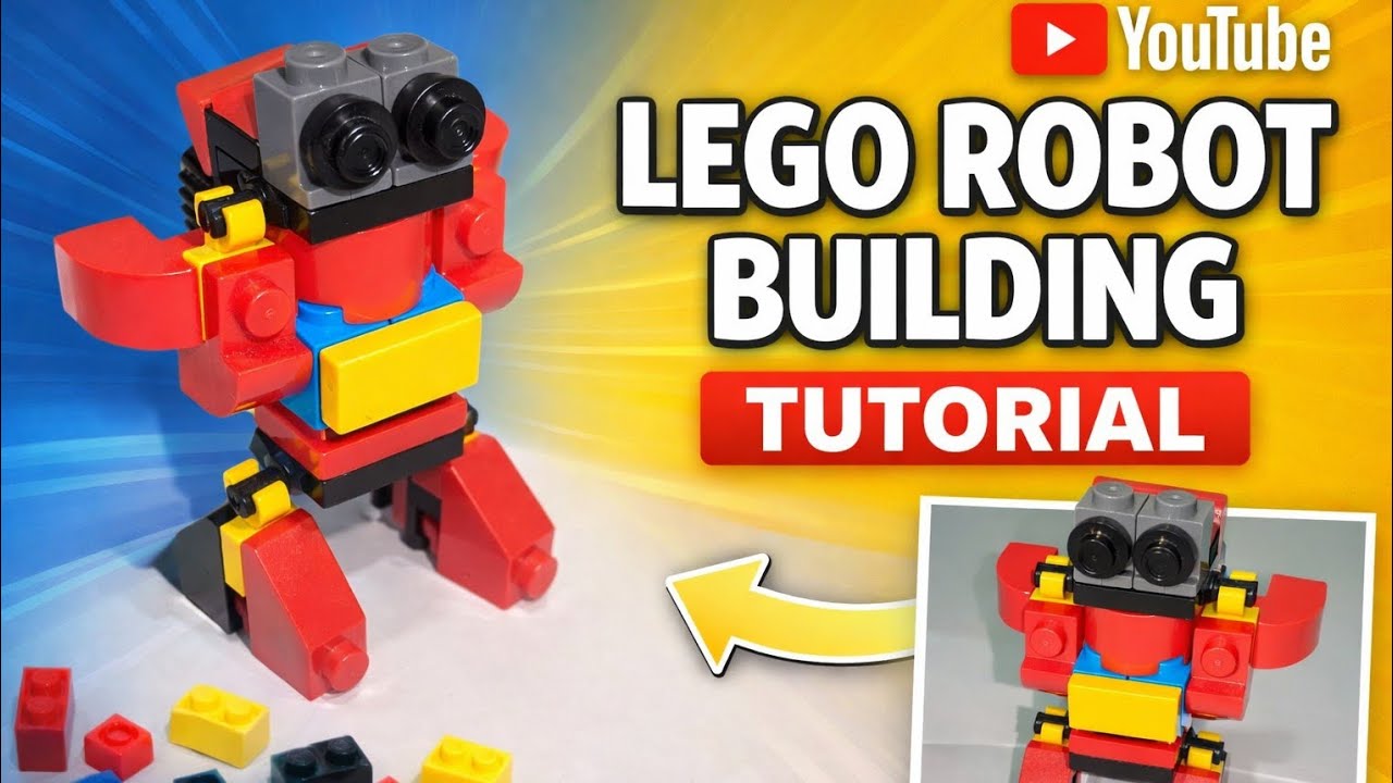 3 in 1 mini red transformer robot LEGO 10696