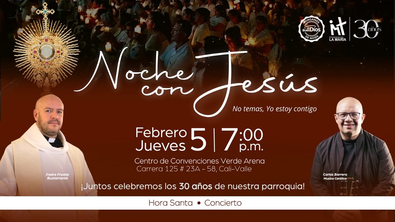 Una noche con Jesús | Hora Santa – Padre Freddy Bustamante