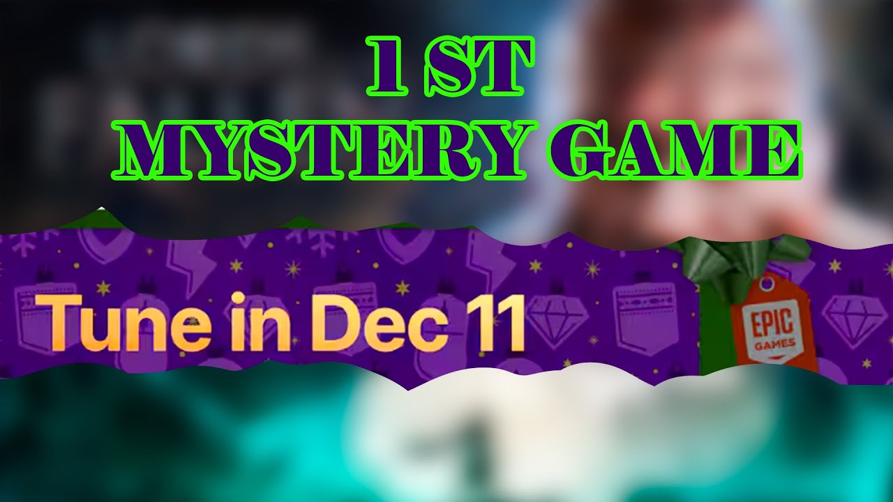 1st Epic Mystery Game 2025 ( REVEALED / Might Be ) #MysteryGame #epicgames