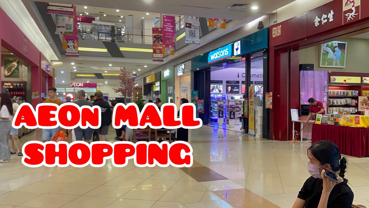 Explore Aeon Mall Malaysia and Drive Back To Singapore || Johor Bahru Malaysia