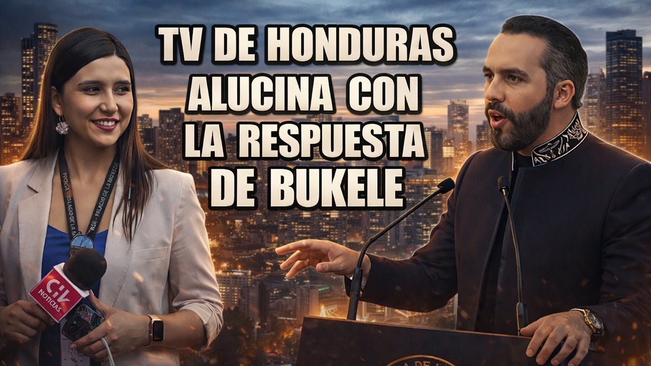 TV de Honduras quedó alucinada con la respuesta de Bukele a una conocida presentadora