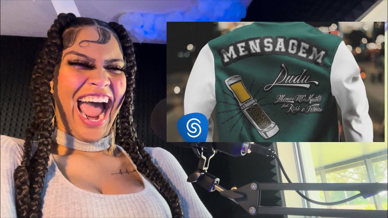 (GRINGA REACT) DUDU - MENSAGEM (MENOR MC E KAILÊ) #eua #react 🇺🇸
