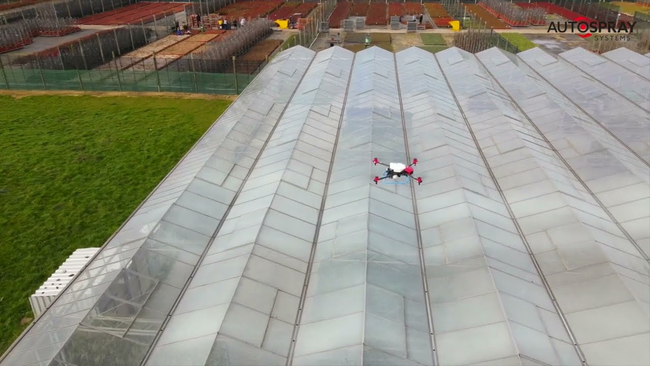 XAG Agricultural Drone Shading UK Greenhouse Can Be Faster&Safer&Cheaper