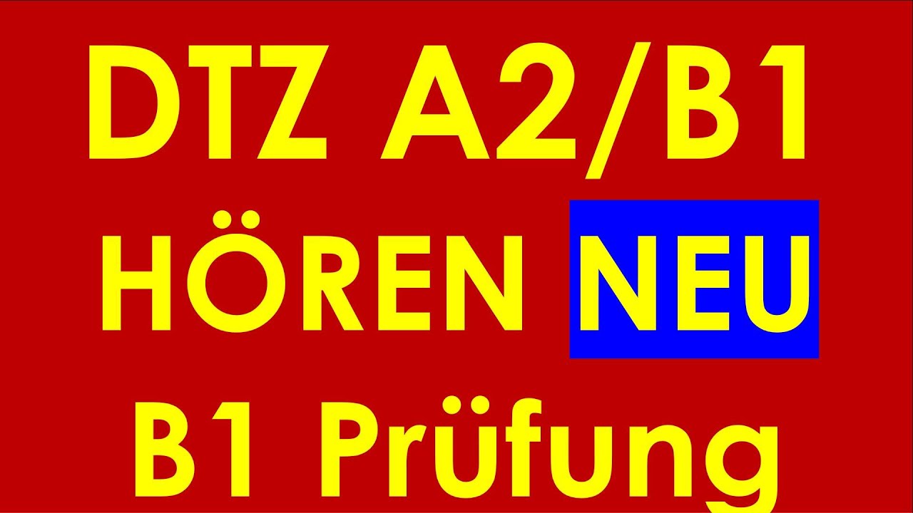 DTZ B1 Hören, Prüfung B1 Neu #dtz #dtzb1 #dtzhören #dtzb1 #gastdtz #gastb1 #b1hören #hörenb1