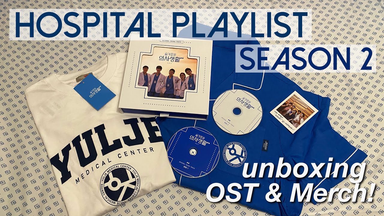 Unboxing Hospital Playlist Season 2 OST Album & Official Merchandise | 슬기로운 의사생활 앨범 언박싱 (ENG)