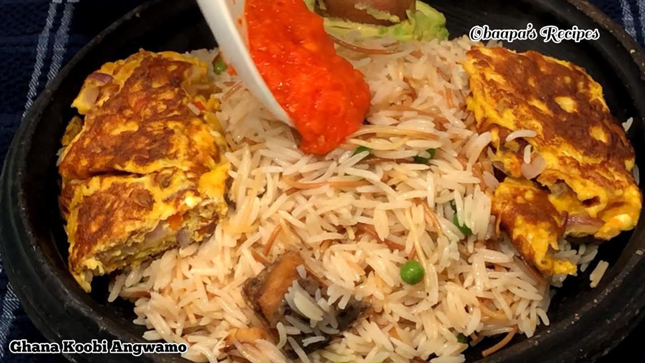 How To Make Authentic Ghana Oil Rice 