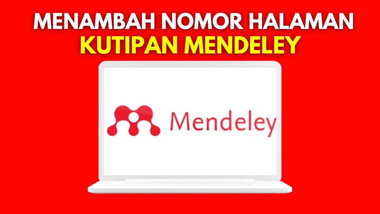 CARA MENAMBAHKAN NOMOR HALAMAN PADA KUTIPAN DI MENDELEY
