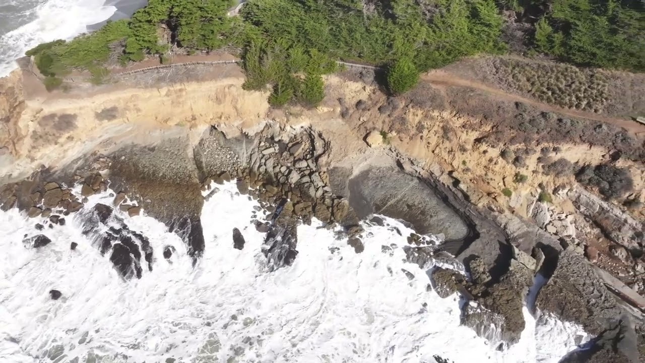flight over Gualala River, and a bit of the regional park.