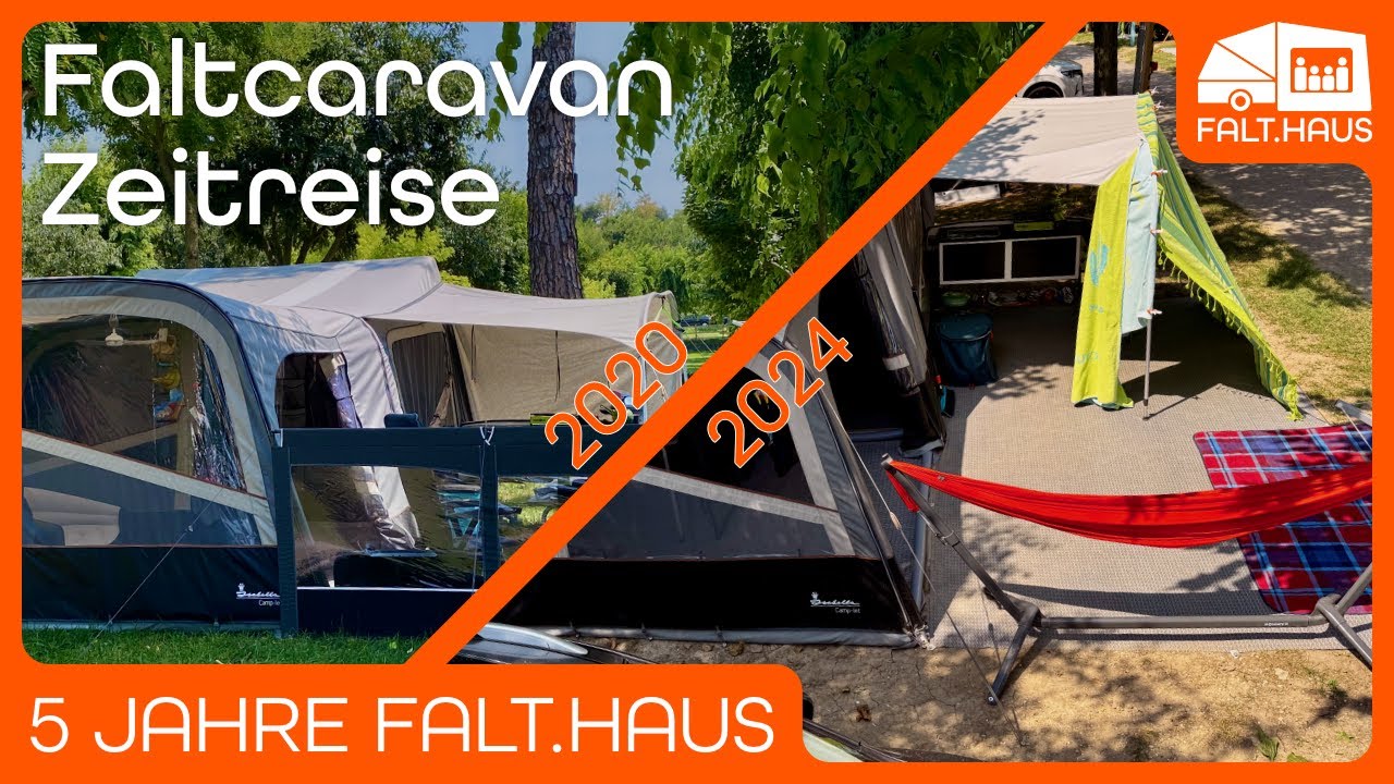 Unser Camp-let Passion Faltcaravan-Setup im Wandel der Zeit