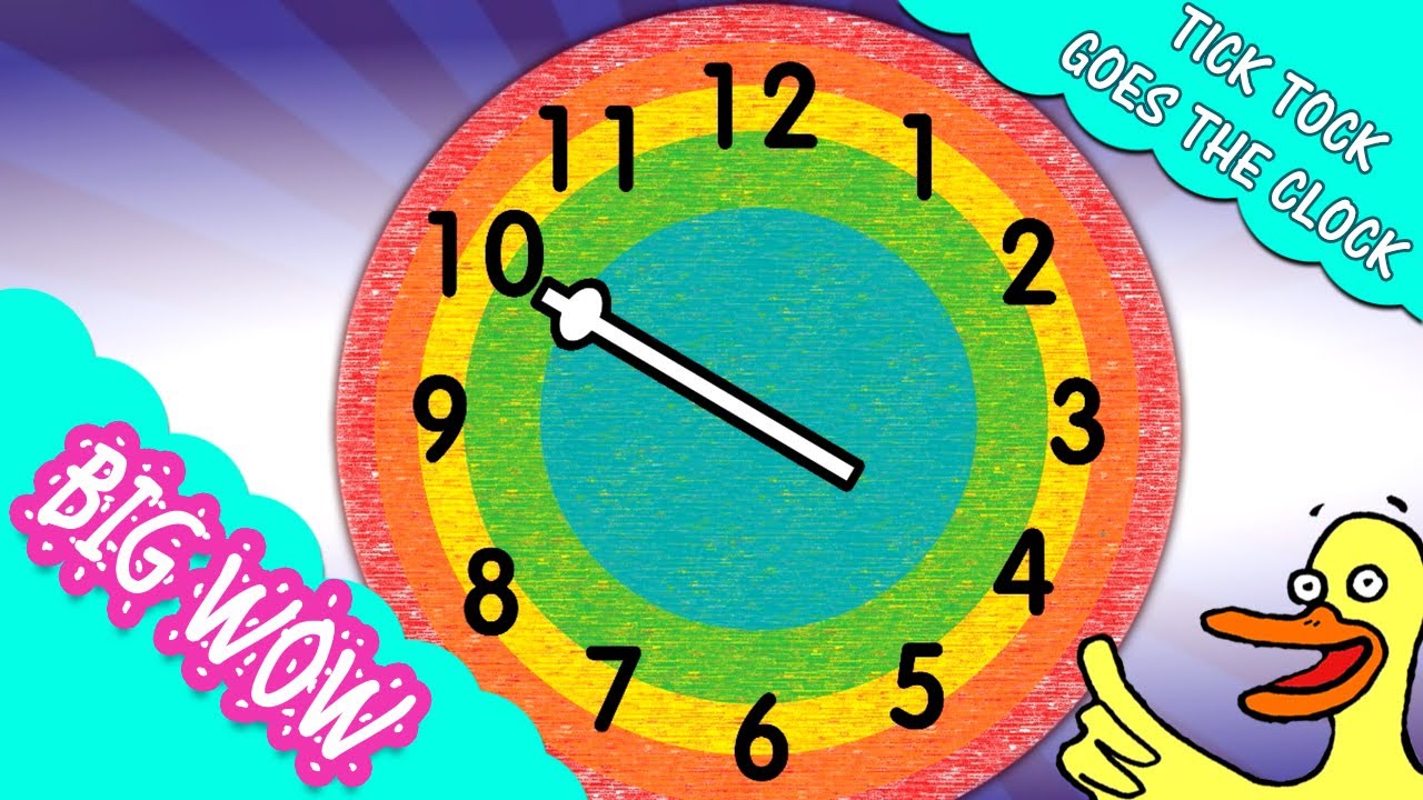 Tick Tock Goes The Clock | BIG WOW | For Kids