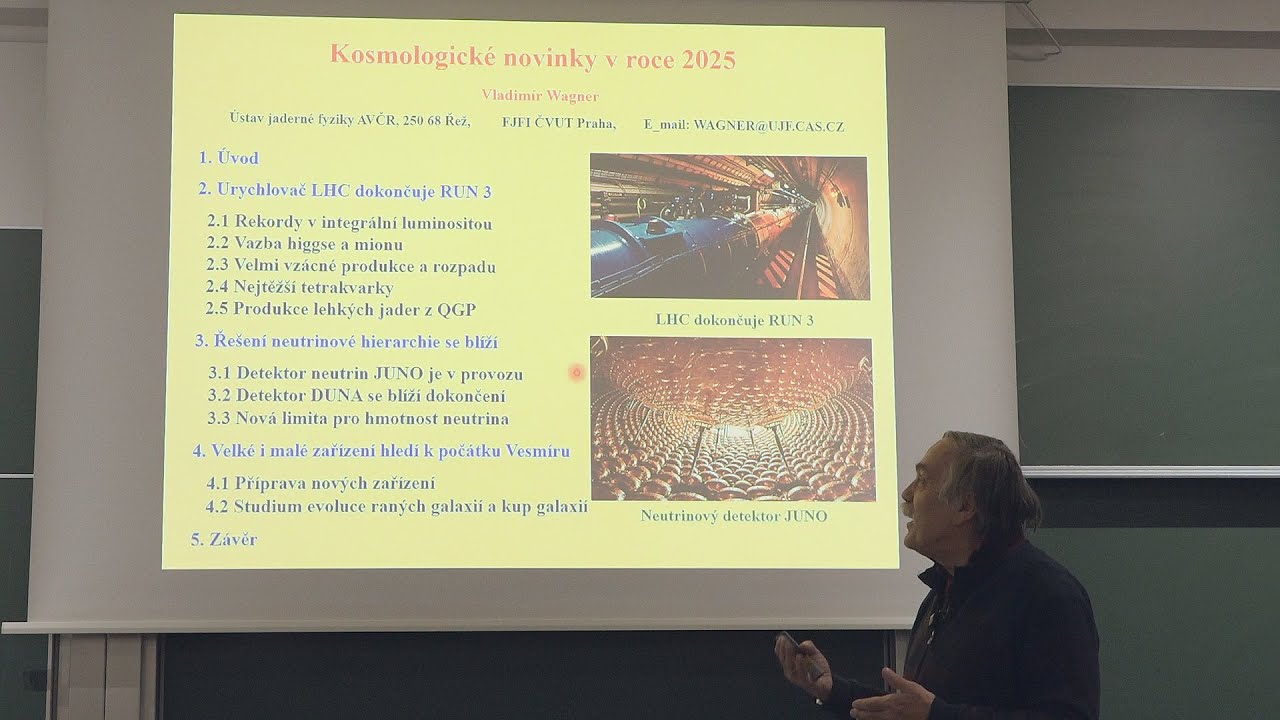 Vladimír Wagner: Kosmologické novinky v roce 2025 (1. část) (14.1.2026)