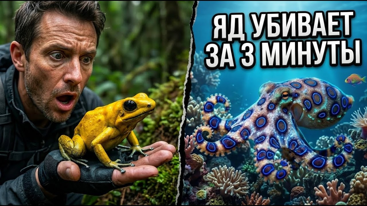 20 животных чей яд убивает быстрее пули