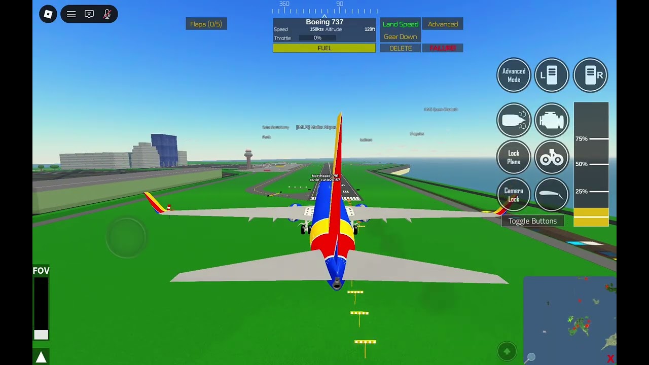 emergency landing in ptfs