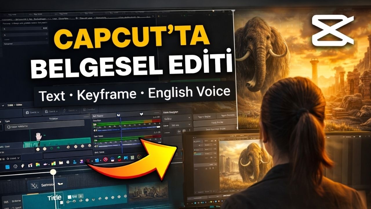 CapCut Belgesel Editi | Proje Oluşturma, Keyframe ve İngilizce Seslendirme