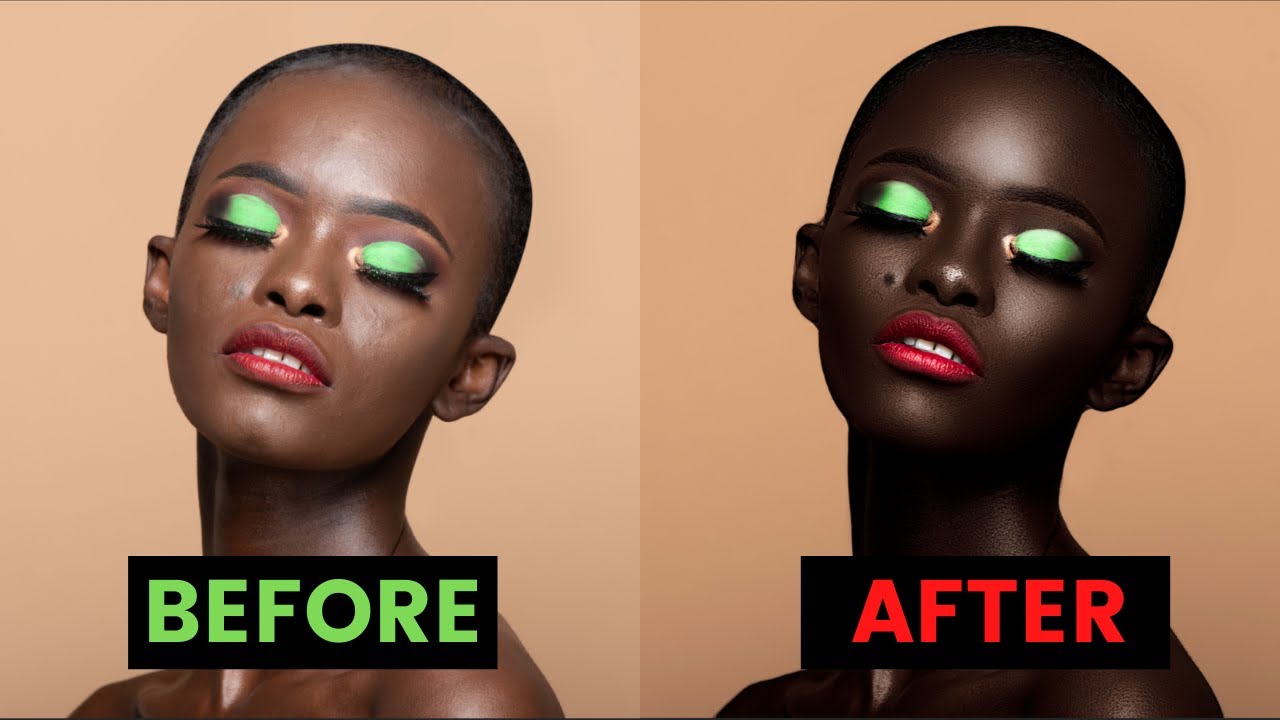 HOW TO DARKEN SKIN COLOR IN PHOTOSHOP - Photoshop Tutorial