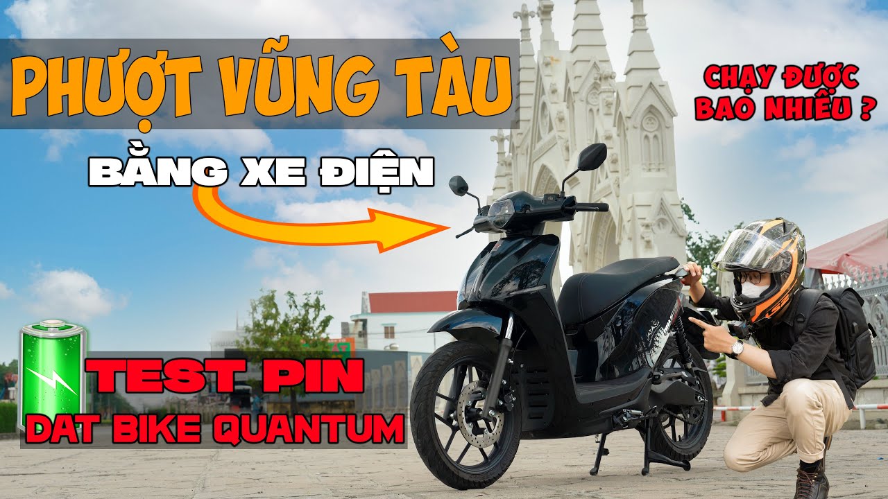 Tour Vũng Tàu 2N1D Bằng Dat Bike Quantum S| Test Pin Thực Tế, Phượt Xe Điện Ổn Không?|TíchTravel#194