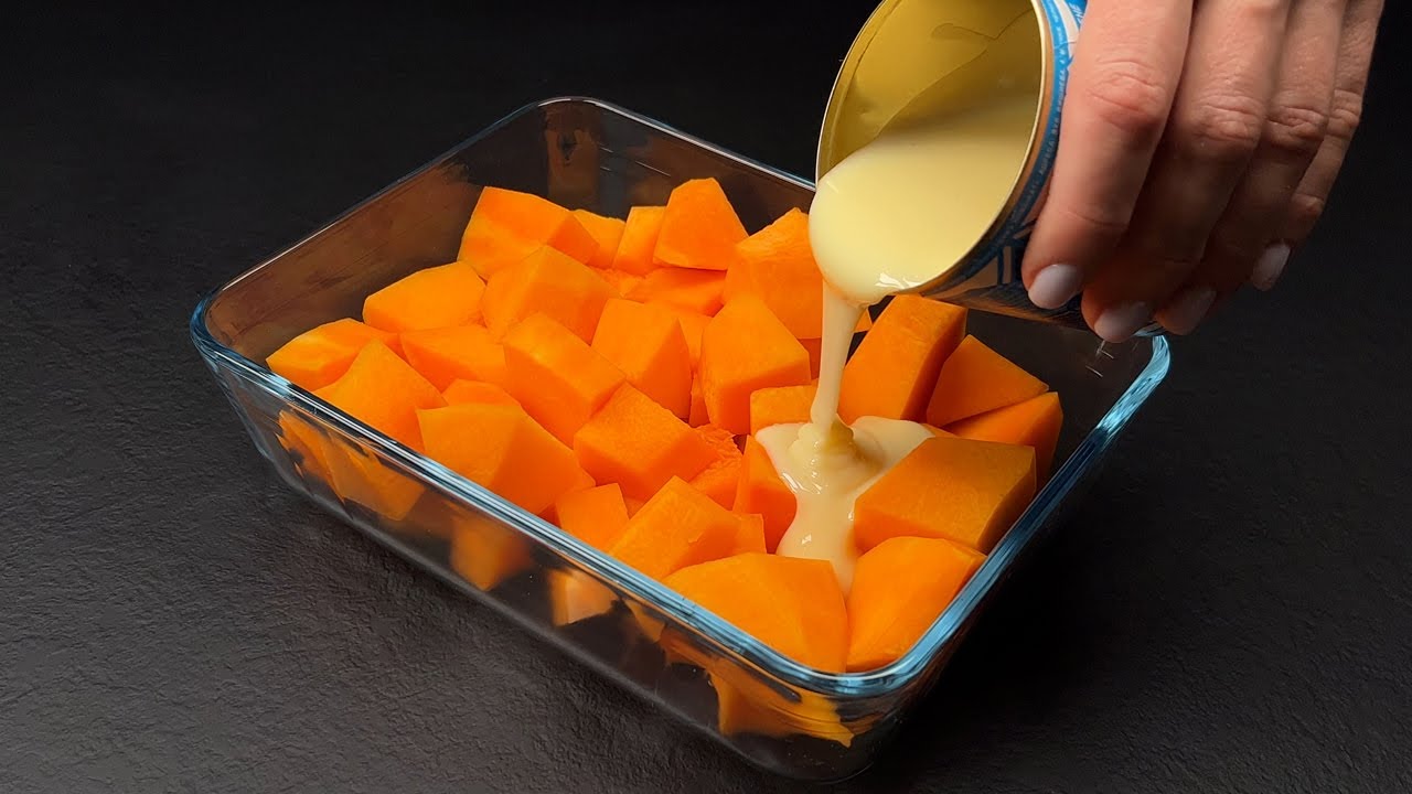 Вливаем в тыкву сгущенное молоко! ТОП осеннего десерта! Невероятно вкусно!