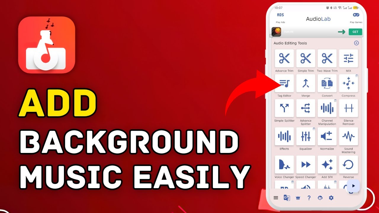 How to Add Background Music in AudioLab 2025?