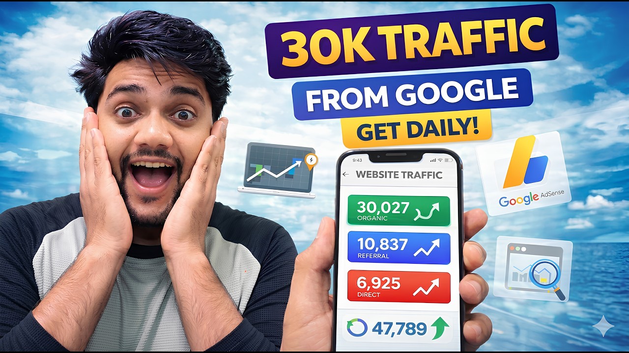 Free Website Traffic 2026 | Get 100% Organic Traffic From Google | Website Traffic From Google