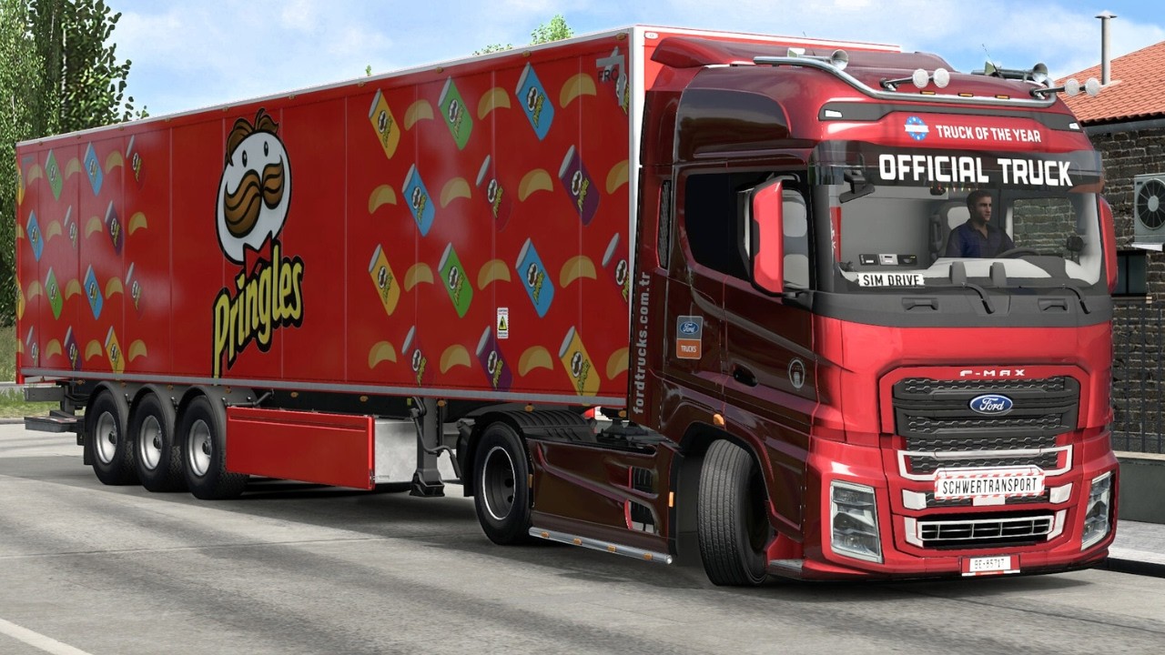 😍Driving FORD F-Max for the First Time! #ets2 v1.58 w/ 4K Realistic JBX Graphic MOD