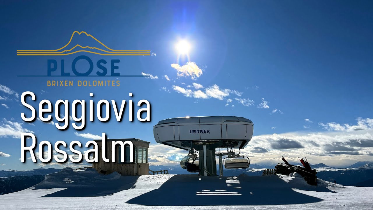 Seggiovia Rossalm, veloce esaposto Leitner del Monte Fana #plose #brixen #dolomitisuperski