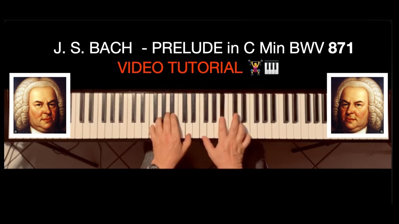 BACH - PRELUDE BWV 871 -  PIANO TUTORIAL -  LEONARDO LAURINI MUSIC