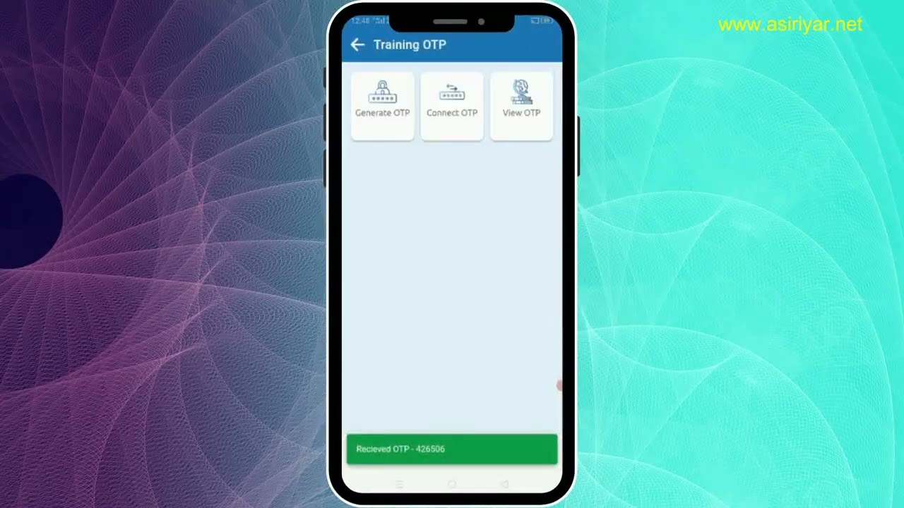 CRC Training -  Attendance OTP Generation Module - Step By Step Video