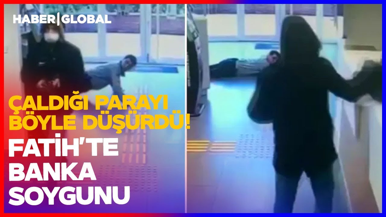 Fatih'te Çok Konuşulacak Soygun! 140 Bin Lira Çaldı 80 Bin Lirayı Düşürdü! O Anlar Kamerada!