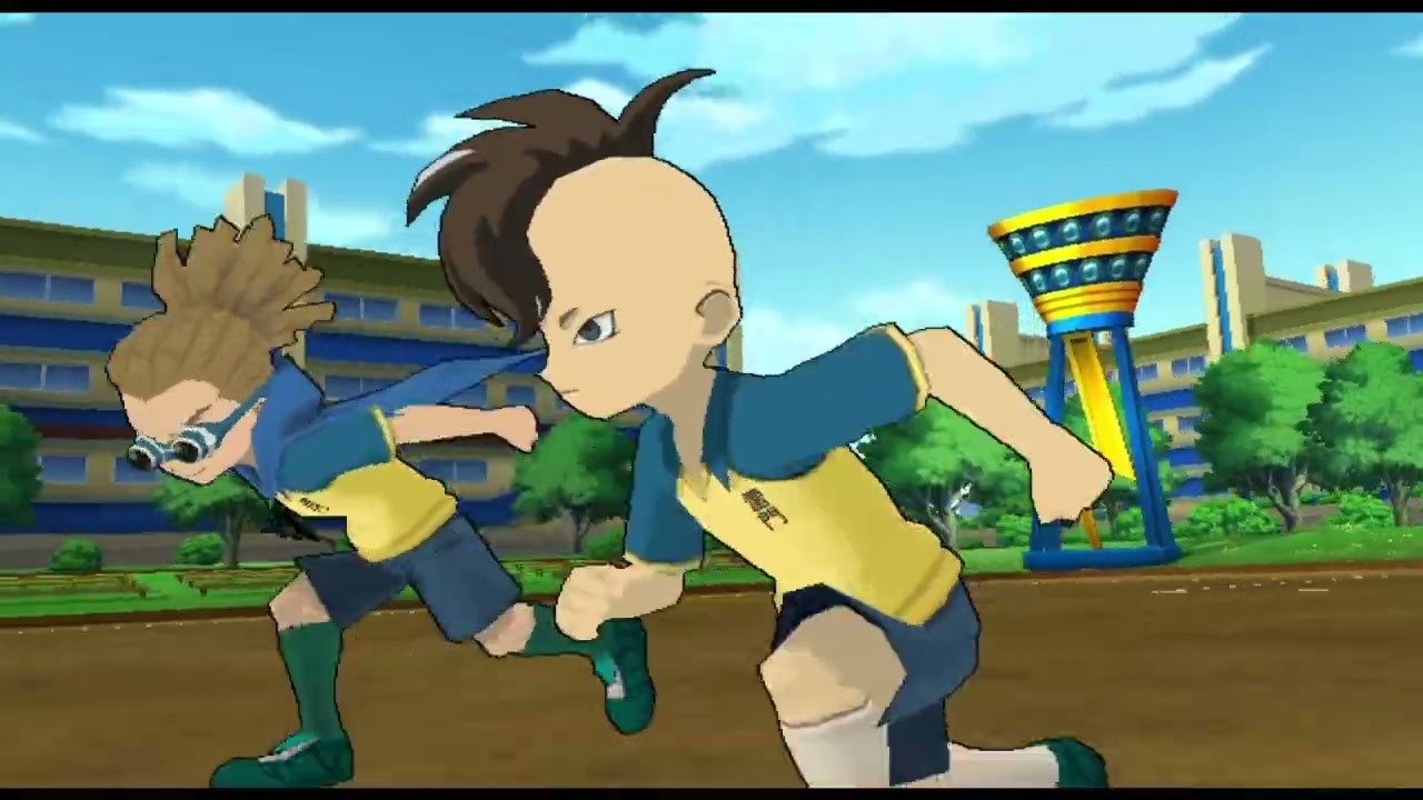 Inazuma Eleven Go Strikers 2013 Wii Team PZ01 vs Dark Emperors Hardest 3 (First Half)