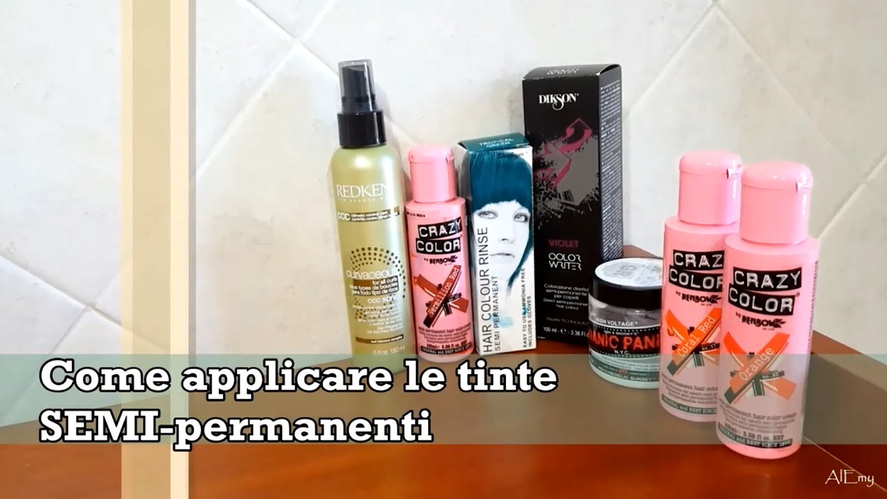 Come applicare le tinte SEMI-permanenti (Manic Panic, Crazy Color, Stargazer) | AlEmy's TUTORIALS 01
