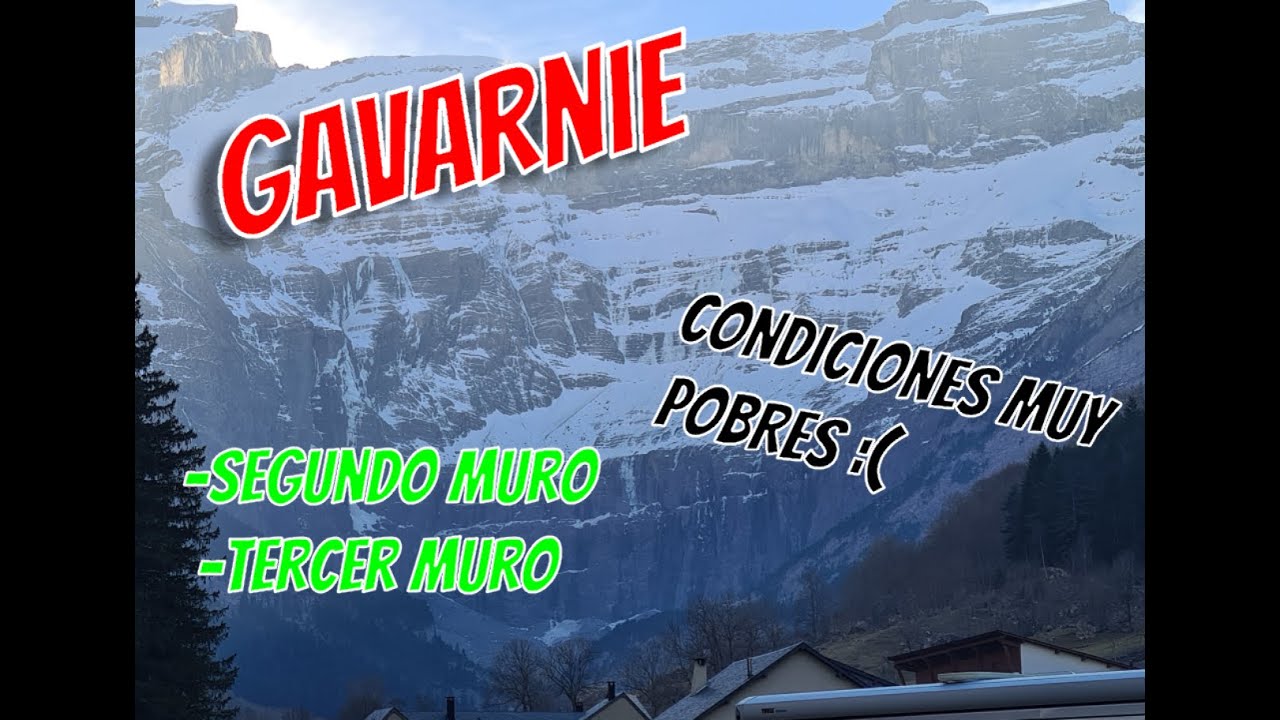 Gavarnie Ice 2ºMuro, Escalamos un túnel de hielo. Inmaculada Concepcion WI5+ Els Angels WI5+/6