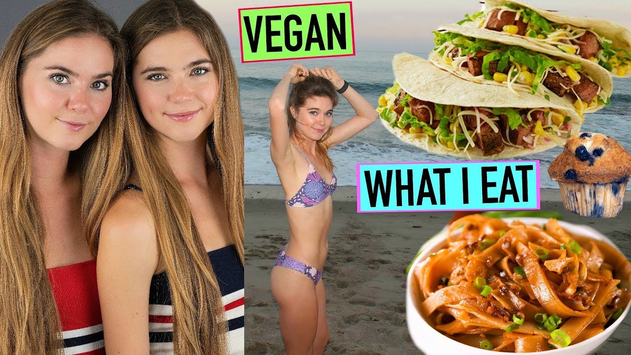 LAZY What I Eat In A Day (easy vegan recipes) - Nina and Randa