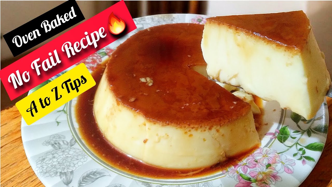 Oven Baked Caramel Pudding | No Fail Recipe with A to Z Tips 🍮
