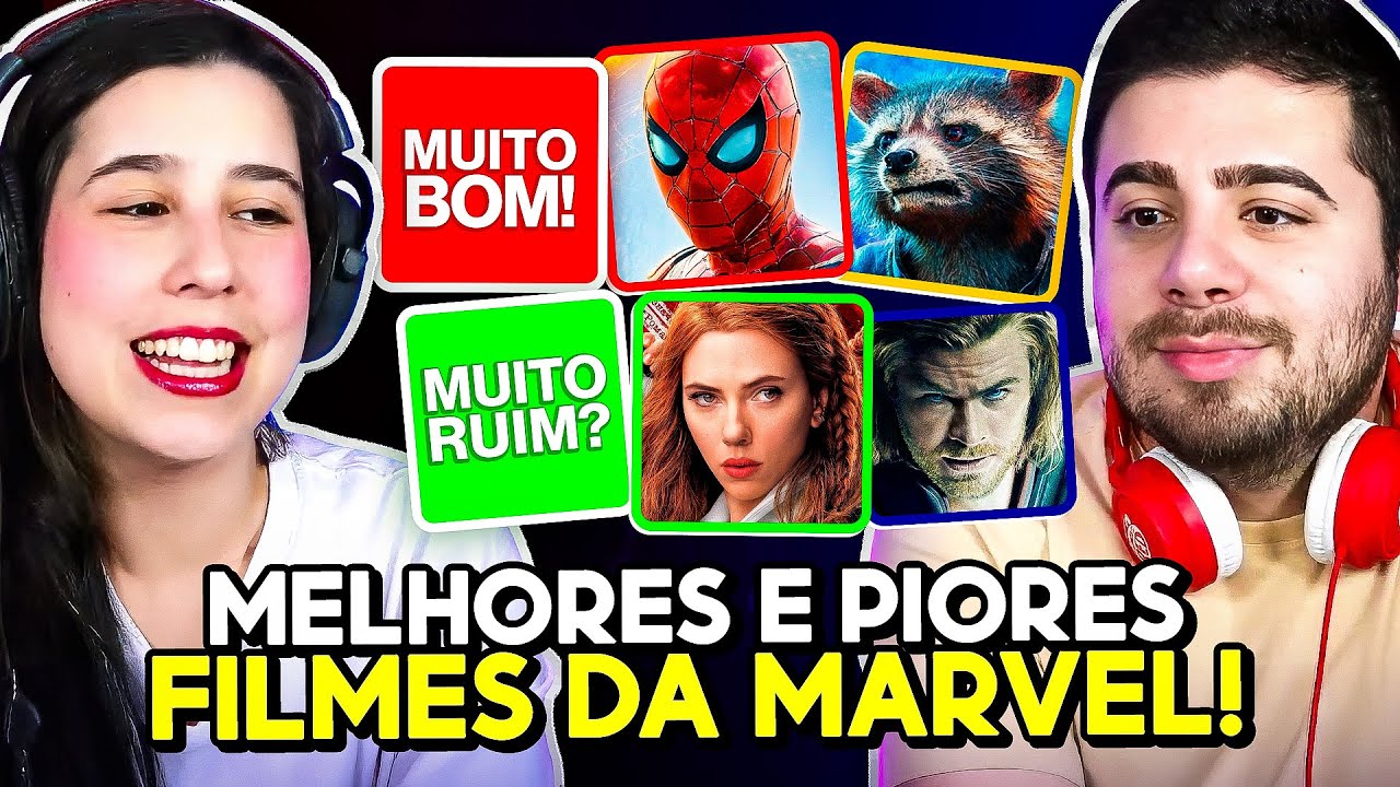 O FILME MAIS ÉPICO DA MARVEL?! - Tierlist | Corte de Live