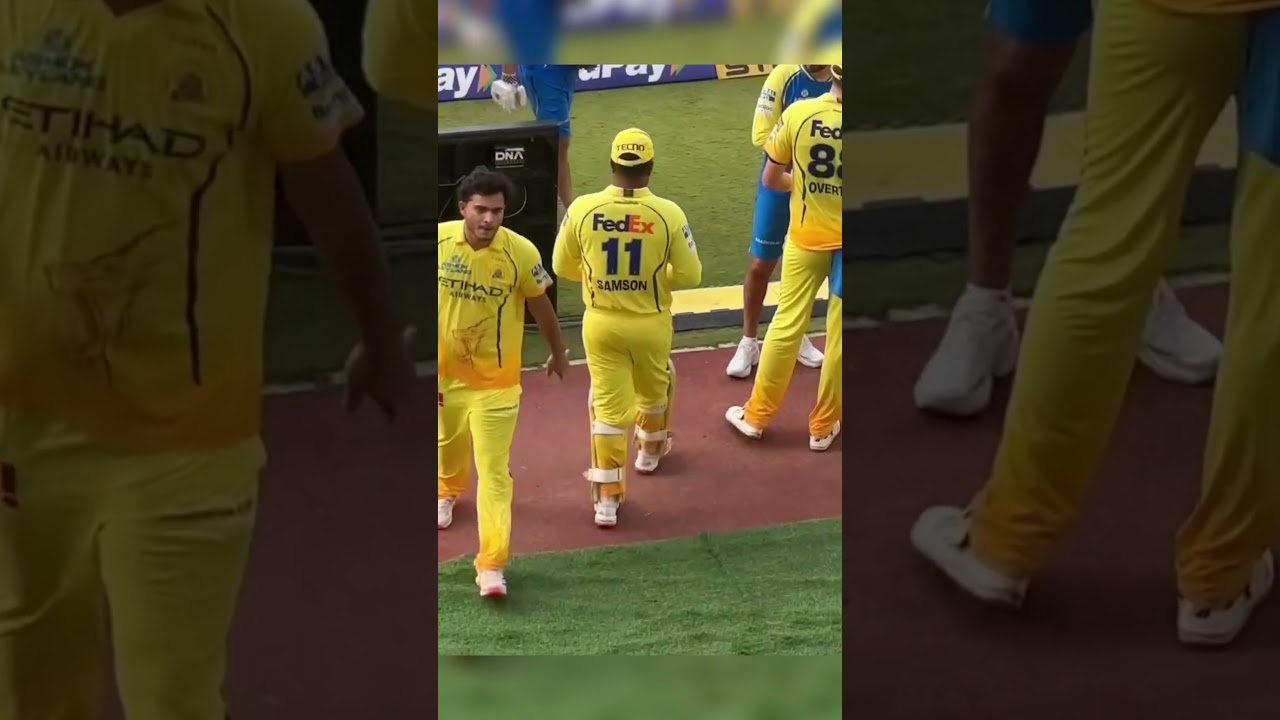 Sanju Samson Entry with CSK team at Arun Jaitley Stadium! 🏟️✨ | CSK vs DC match 🔥 | #sanjusamson