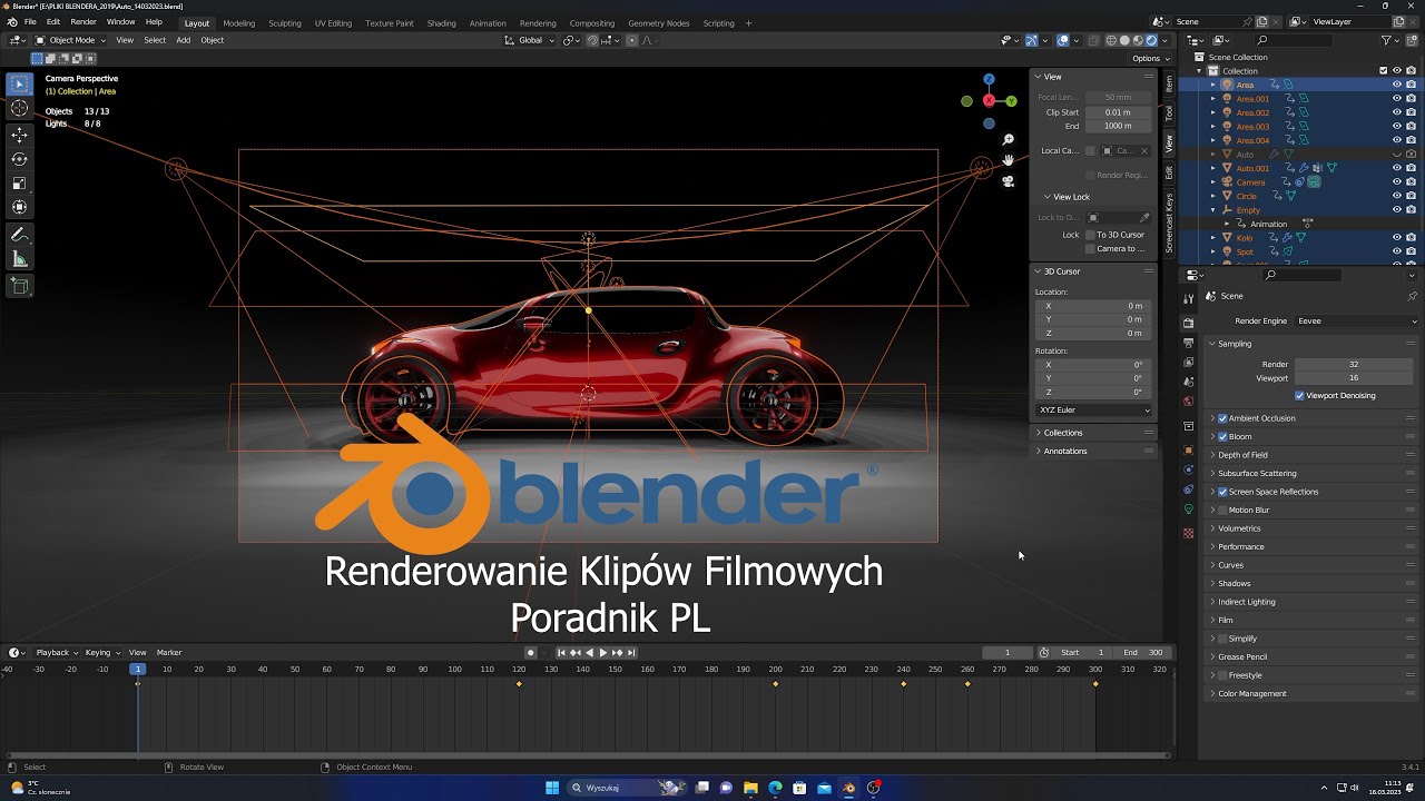 Blender Renderowanie Klipów Filmowych Poradnik PL