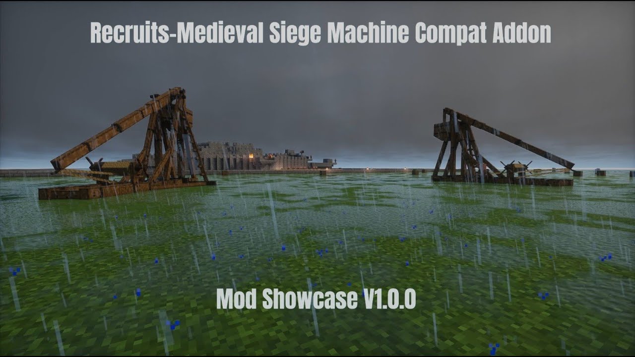 Recruits- Medieval siege machine mod addon Showcase