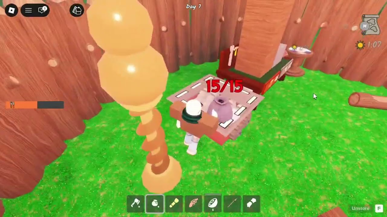 Part 3 || surviving 50 nights in 99 nights in the forest || Roblox