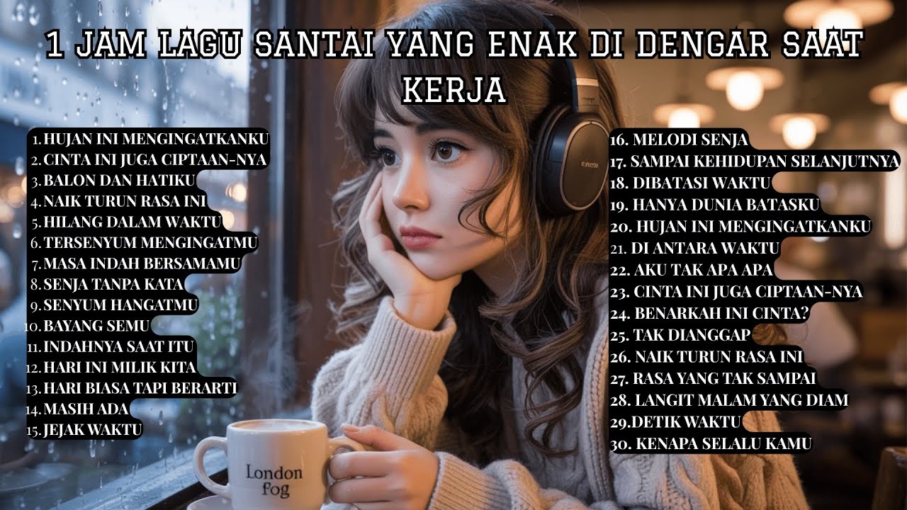 1 Jam Lagu Santai Lo-Fi Pop Melankolis | Temani Waktu Sendiri & Kenangan Lama