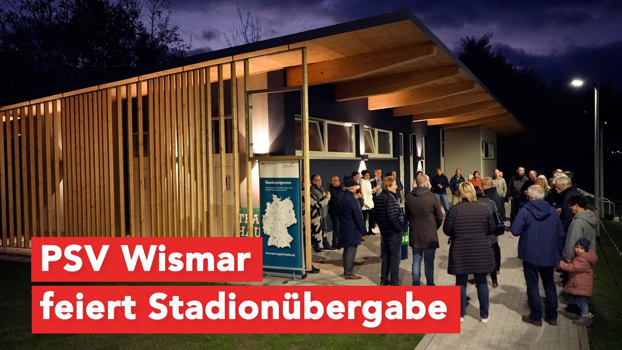 Gut für Wismar - feierliche Übergabe des HW-Leasing-Stadions