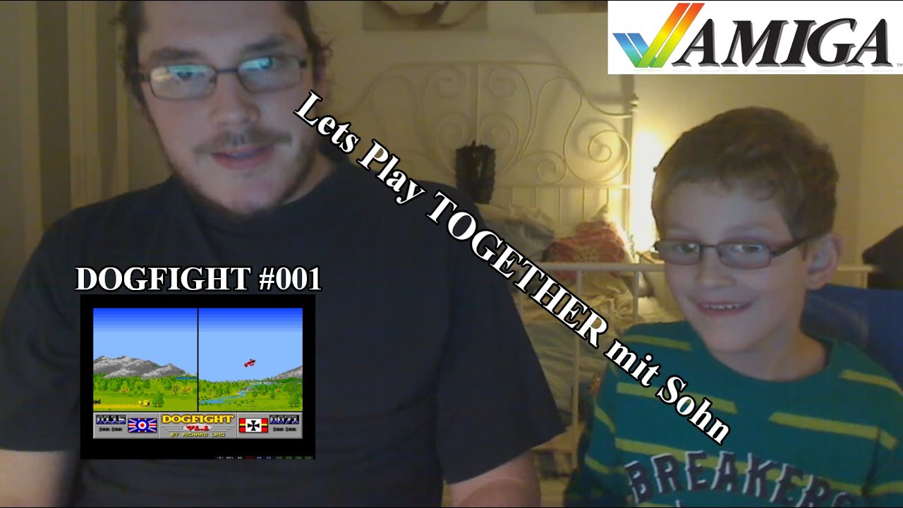 Lets Play Retro mit Sohn Paul #001 [Dogfight] [HD] [AMIGA]