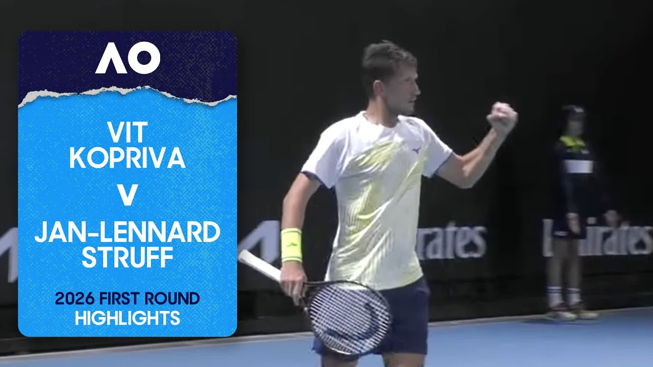 Vit Kopriva v Jan-Lennard Struff Highlights | Australian Open 2026 First Round