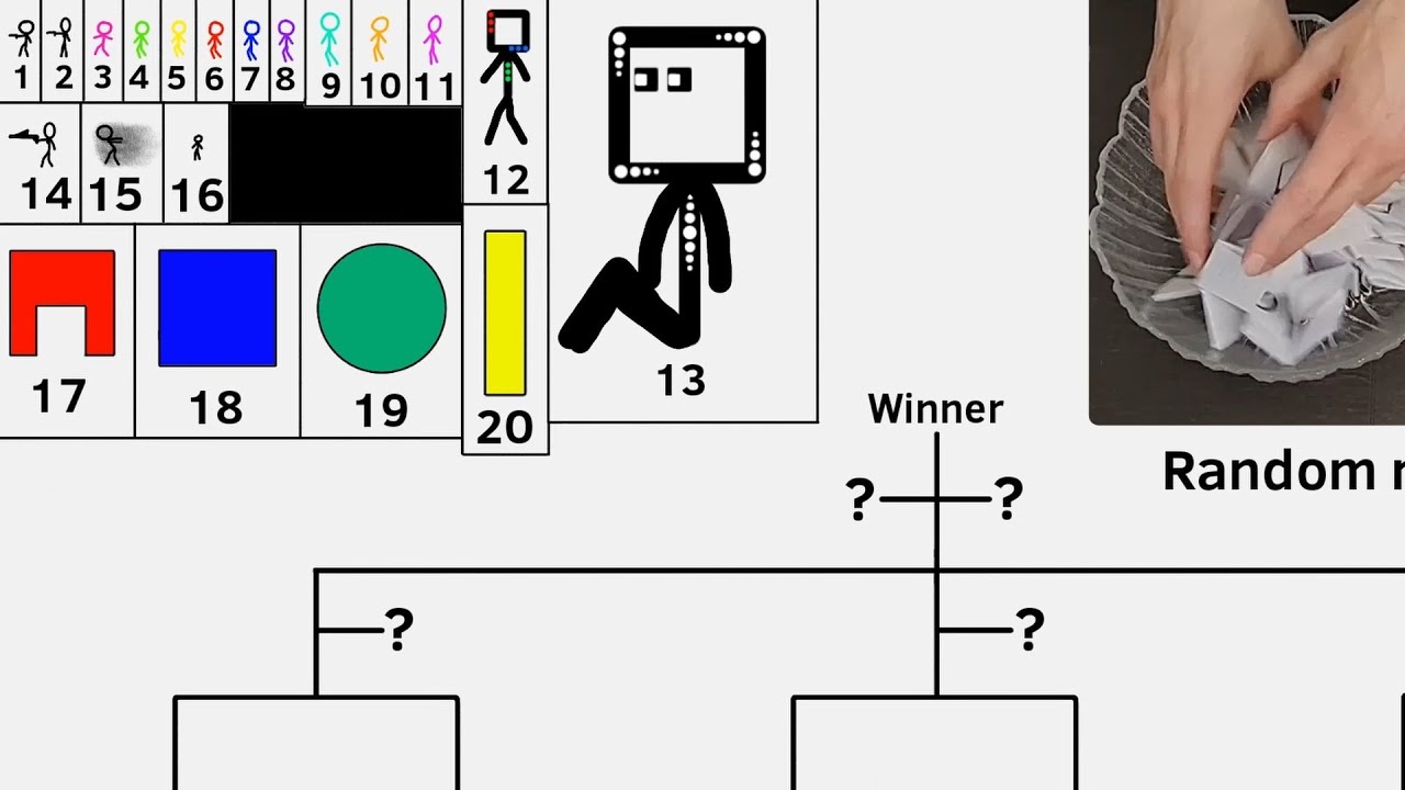 The Stick Figures in The Randomized Tournament