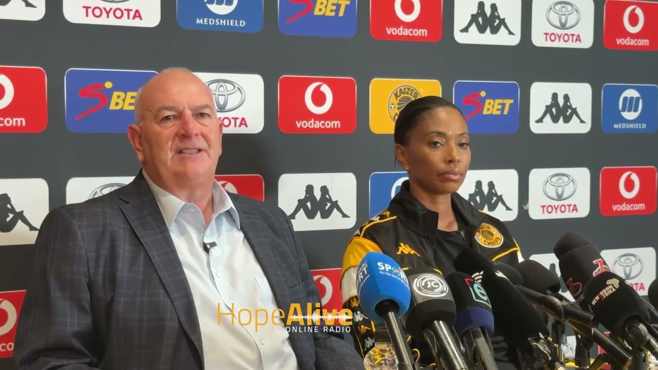 Kaizer Chiefs'Jessica Motaung and SMSA's Berti Grobbelaar talk FNB Stadium readiness for Derby