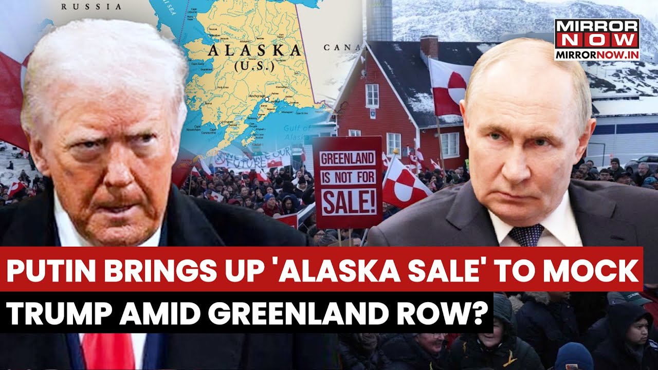 Putin Brings Up 'Alaska Sale' To Mock Trump Amid Bid To Claim Greenland From Denmark, Says...