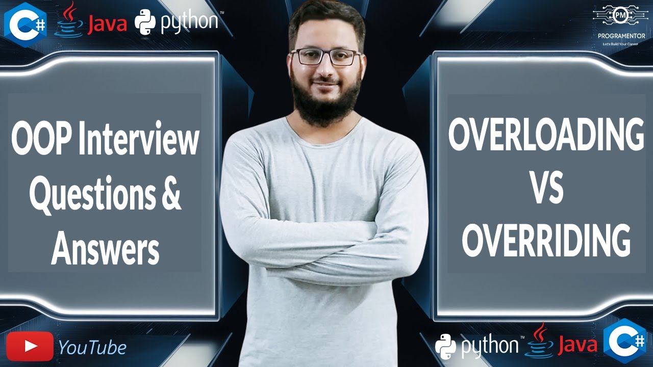 Overriding VS Overloading | OOP Interview Questions & Answers | Object Oriented (Hindi/Urdu)