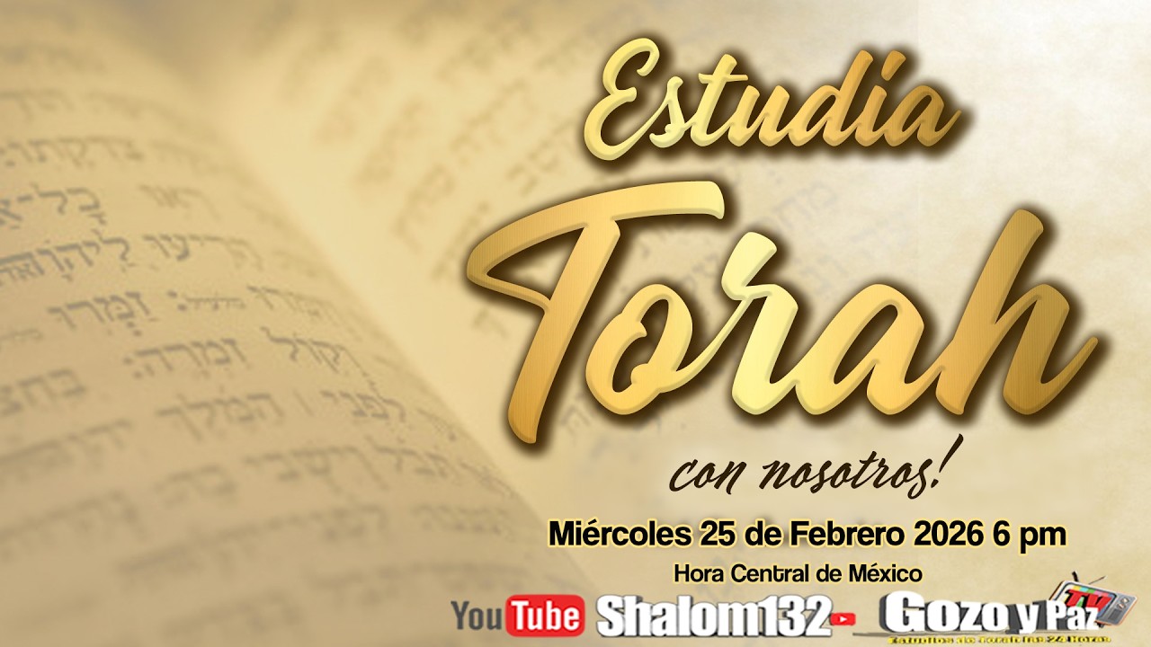 🔴ESTUDIA TORAH CON NOSOTROS! por el Naví Dr. Javier Palacios