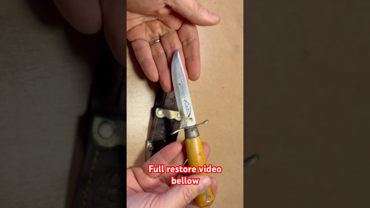 Vintage Morakniv with more then 60 yrs restored #moraknife #blade #everydaycarry #knifecollection
